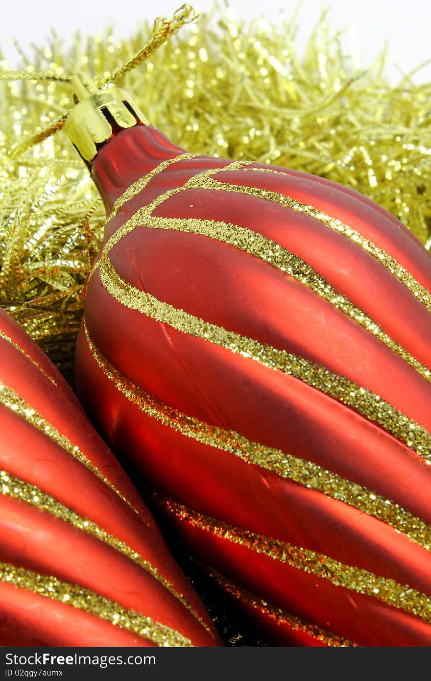 Christmas Decoration on a white background