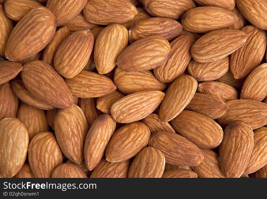 Almonds Background