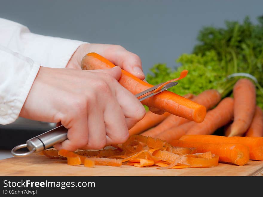 Shaving carrot