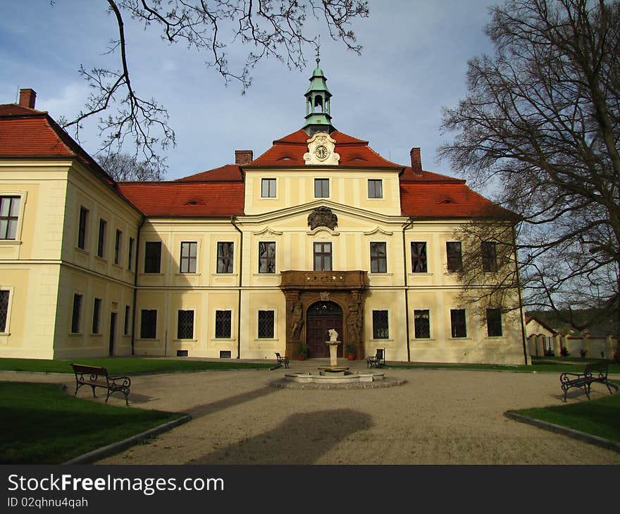 Mirosov castle in the Czech republic. Mirosov castle in the Czech republic