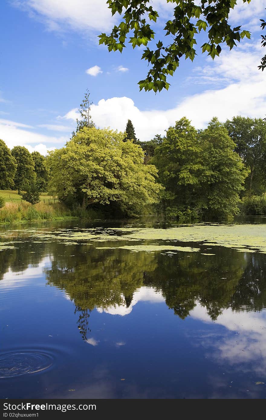 Lake and Gardens at Forde Abbey, Dorset