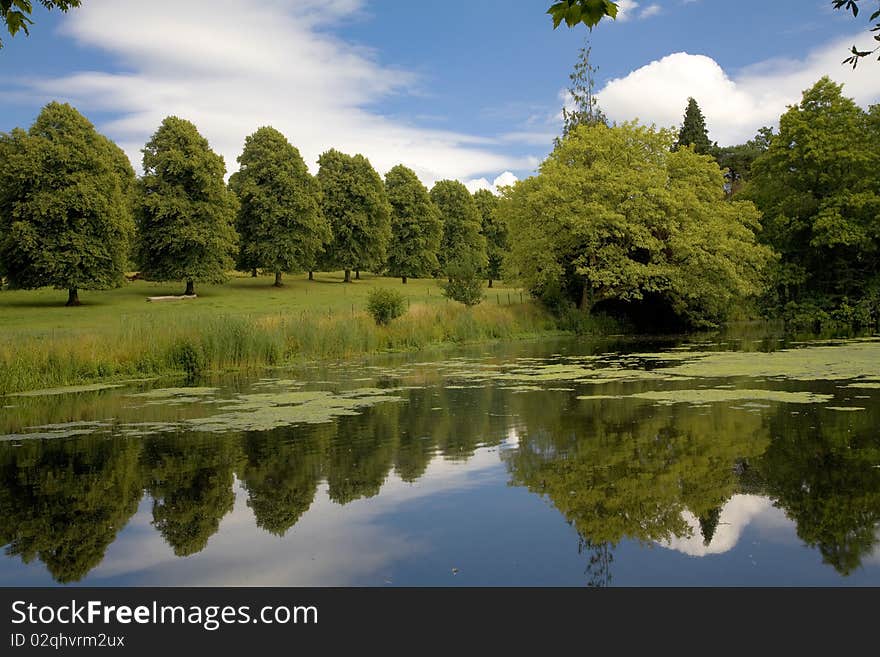 Lake and Gardens at Forde Abbey, Dorset