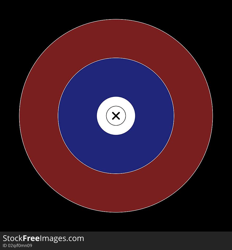 NFAA IFAA 50 CM HUNTER Field Target Face