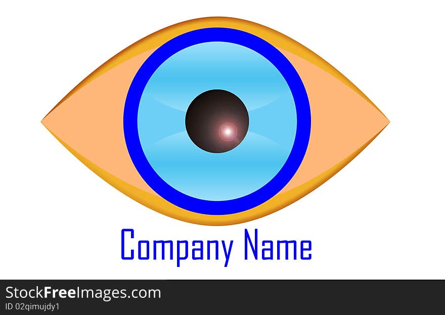 Logo for eye hospital and eye care centre. Logo for eye hospital and eye care centre