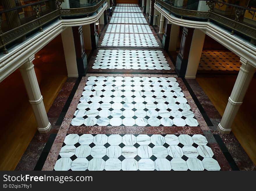 Beautiful historic building interior