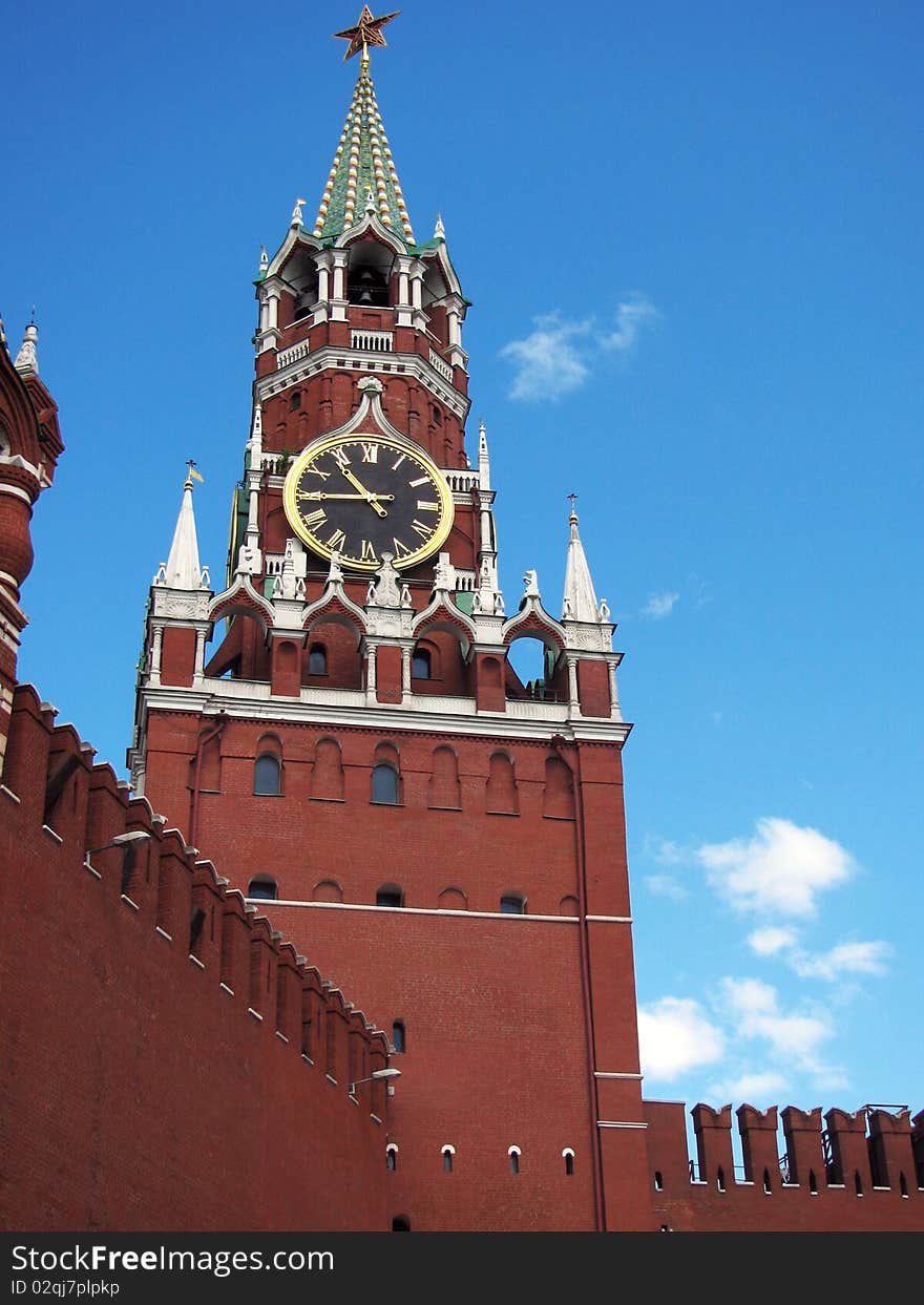 Building of Kremlin is in city Moscow, Russia. Building of Kremlin is in city Moscow, Russia