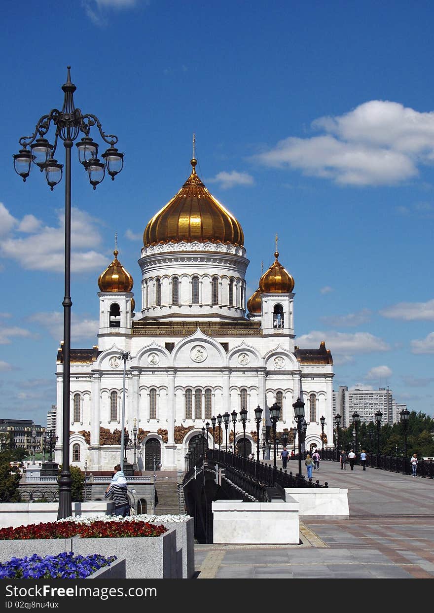 Christ Our Savior Cathedral in Moscow Russia