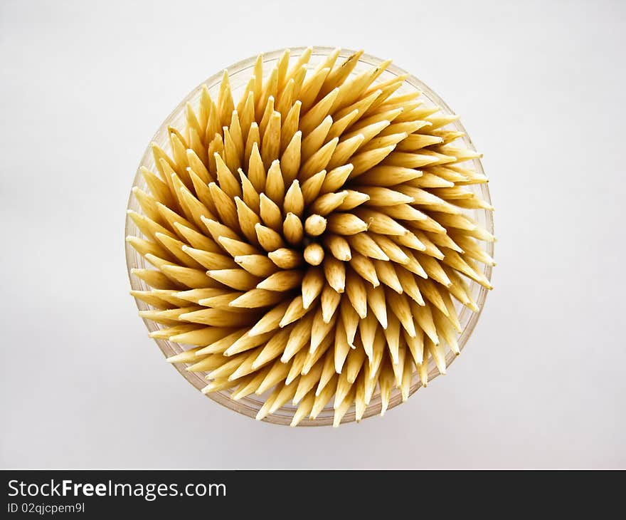 Toothpick in a Circle box