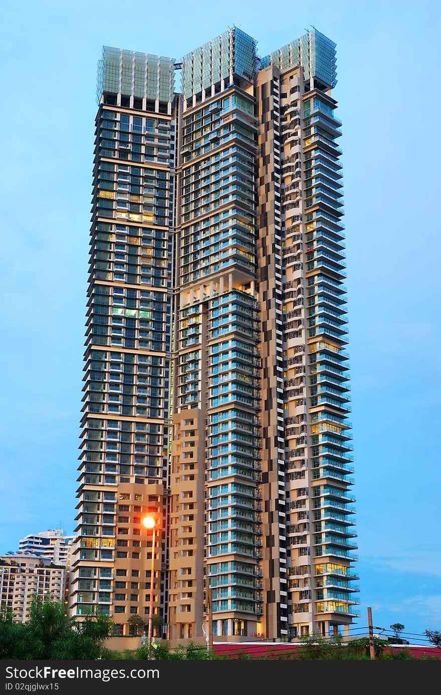 The high rise building