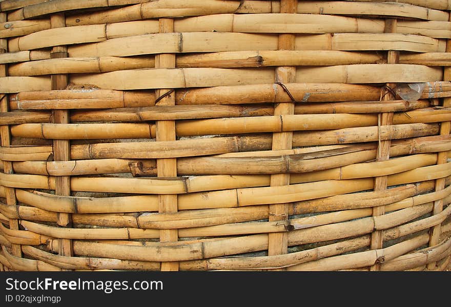 Bamboo Basket, Bamboo weave pattern