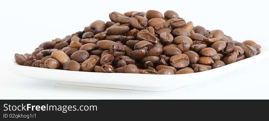 Many Brown Roasted Coffee Beans