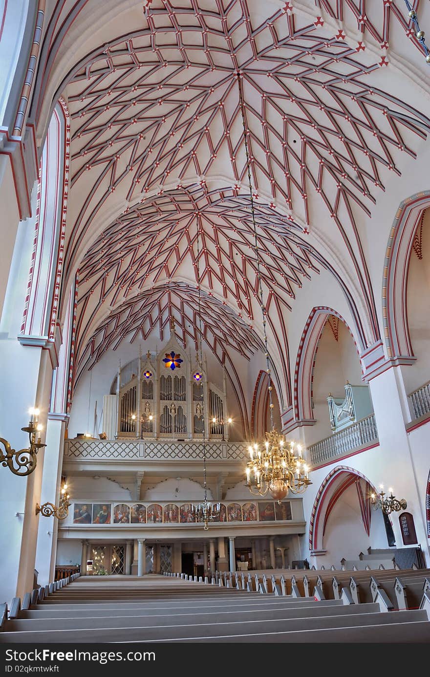 Interior of St. John's Church in Riga, Latvia. Interior of St. John's Church in Riga, Latvia.