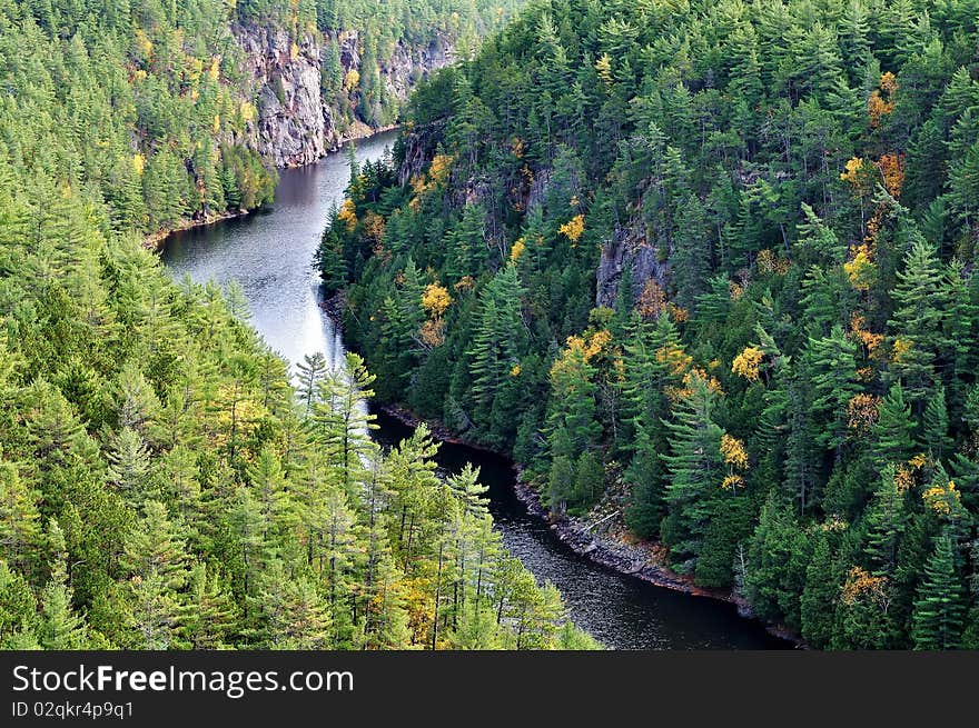 Baron Canyon, Algonquin Park, Ontario, Canada. Baron Canyon, Algonquin Park, Ontario, Canada