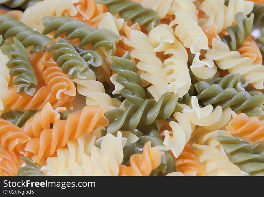 Colored macaroni