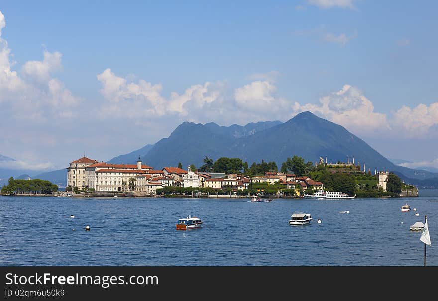 View over the lage maggiore. View over the lage maggiore