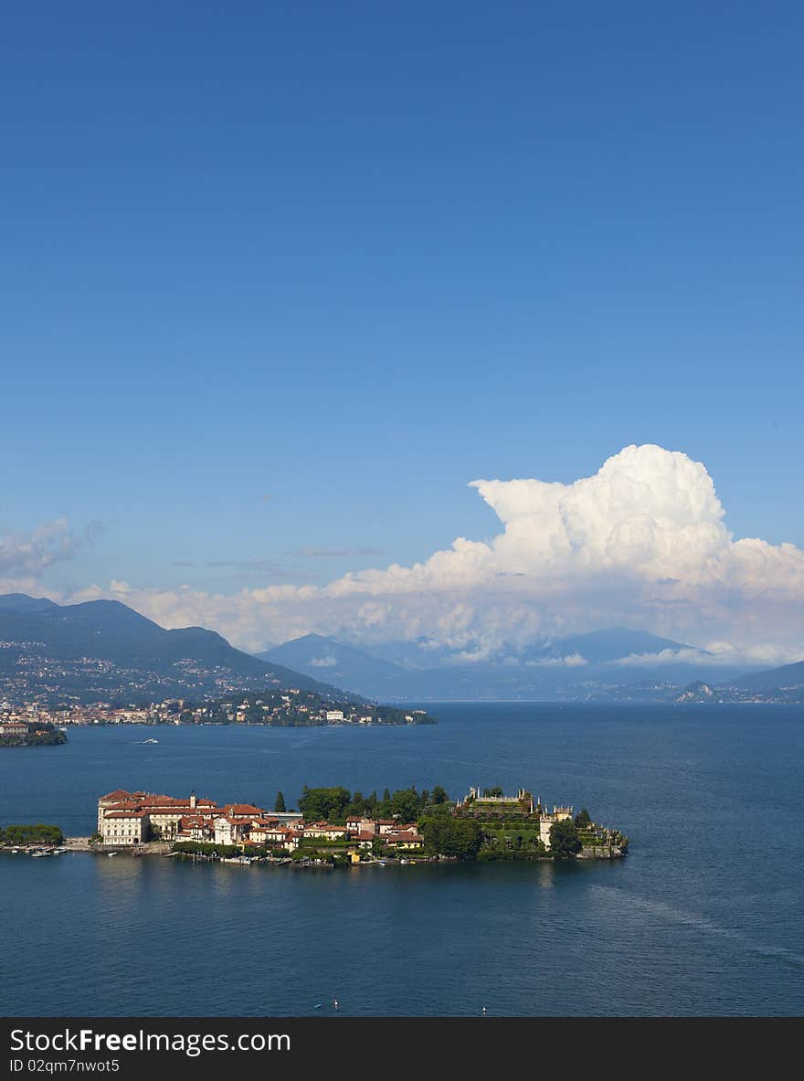 View over the lage maggiore. View over the lage maggiore