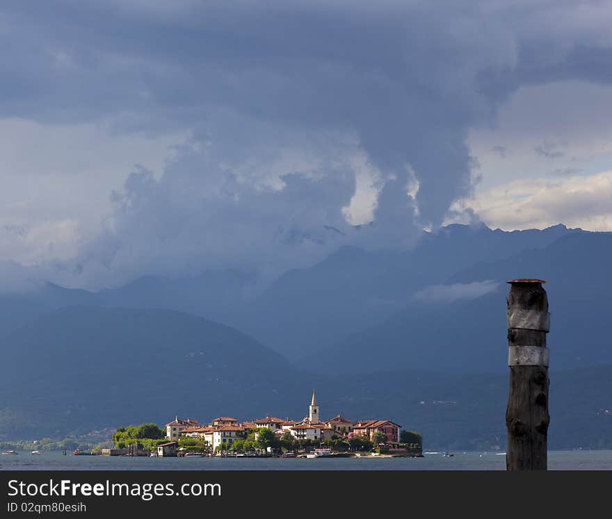 View over the lage maggiore. View over the lage maggiore