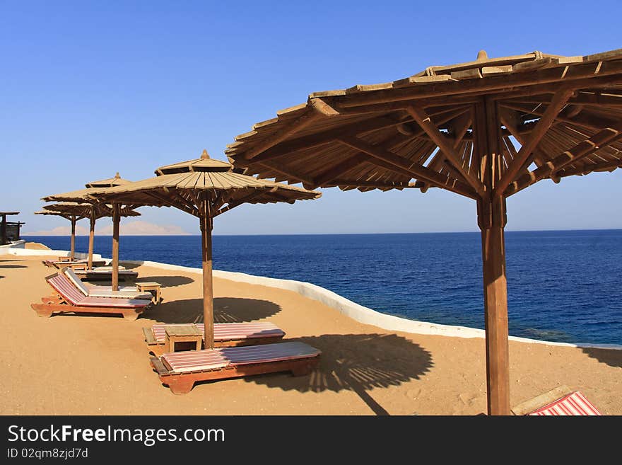 Umbrella on Red Sea