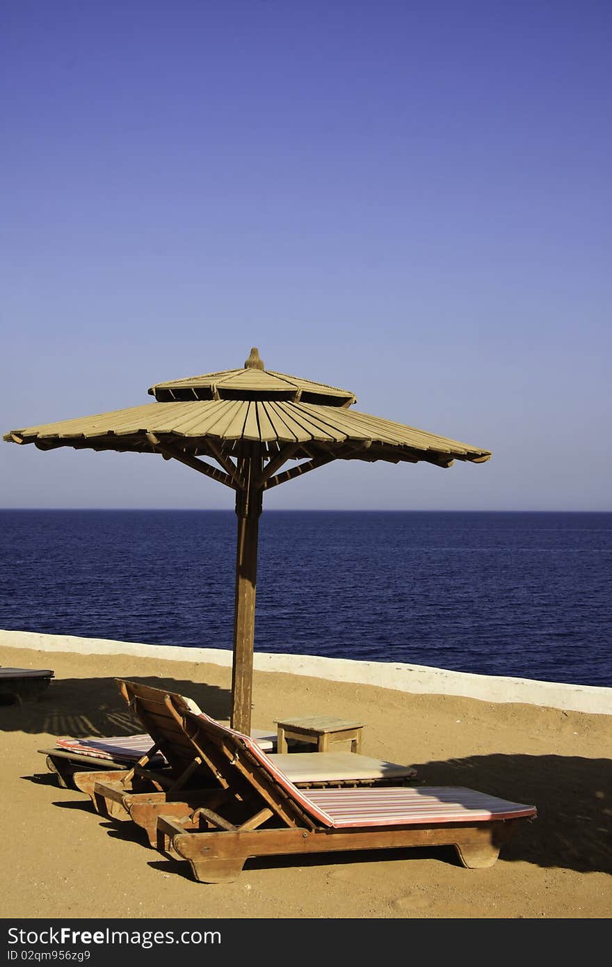 Umbrella on Red Sea