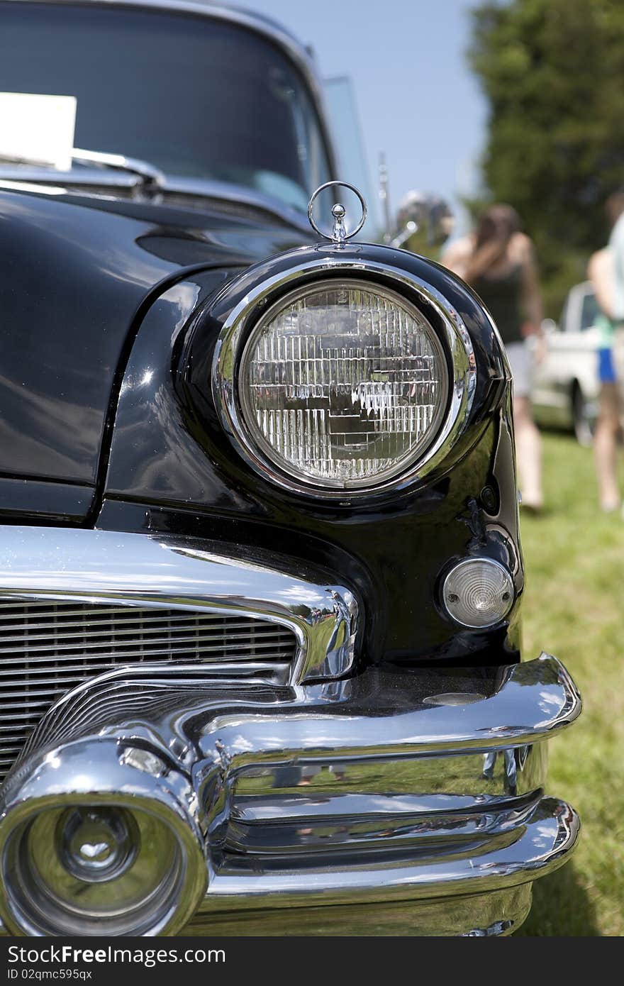 Black Vintage Car