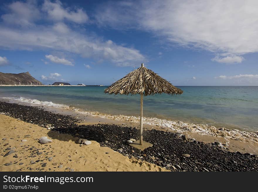 Beach in Porto Santo Island