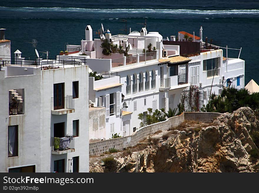 Houses on the cliff