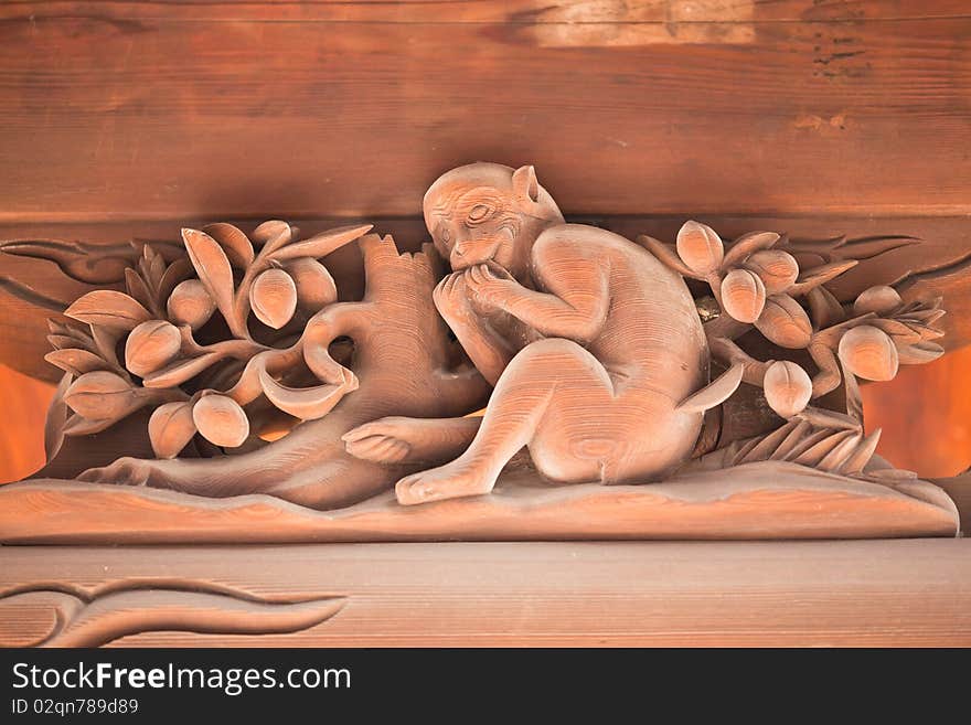 Wood carving