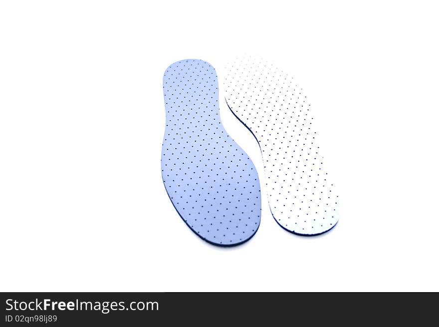 Blue insole