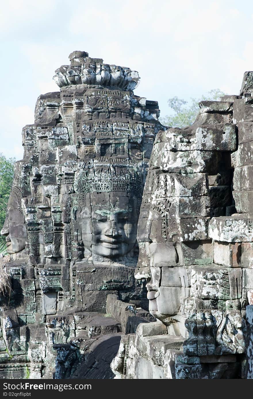 FACES AT ANGKOR WAT