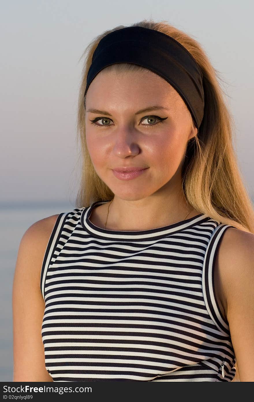 Portrait Of Beautiful Young Girl