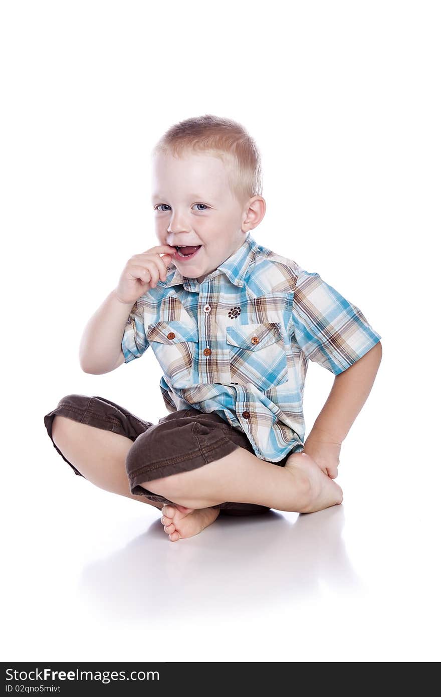 Photo of adorable young boy