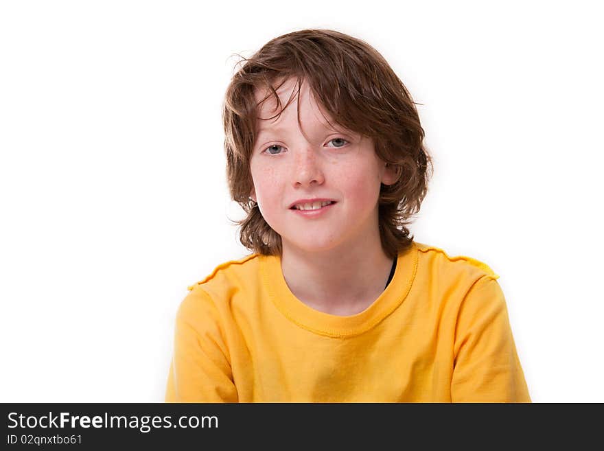 Young children isolated on a white background. Young children isolated on a white background