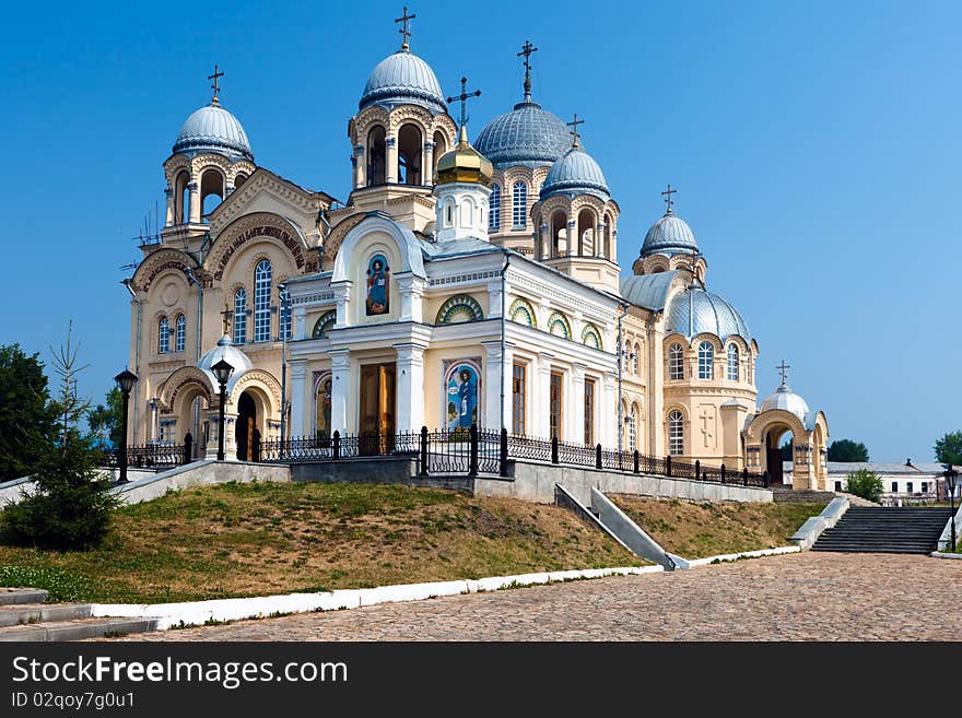 Man's Piously-Nikolaev monastery — the largest and old in Ural Mountains a man's monastery which has been based in 1604. Man's Piously-Nikolaev monastery — the largest and old in Ural Mountains a man's monastery which has been based in 1604.