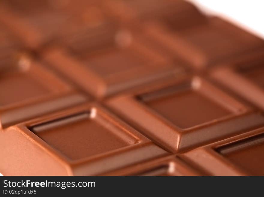 Chocolate bar close-up