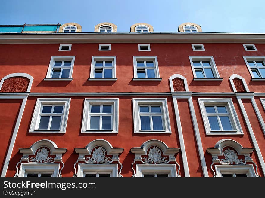 Old House On The Main Square In Cracow