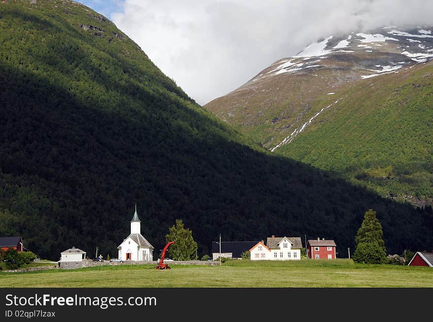 Village of Loen on Nordfjord