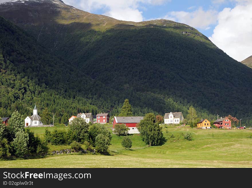 Village of Loen on Nordfjord