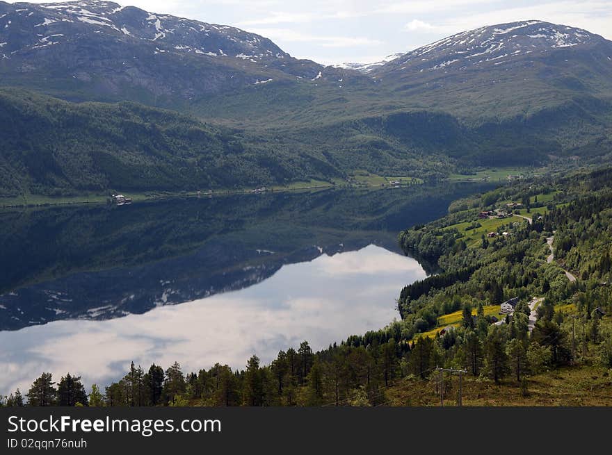 Haukedalsvatnet lake, Norway