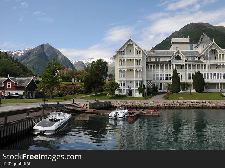 Hotel Kviknes at Balestrand on Sognefjord