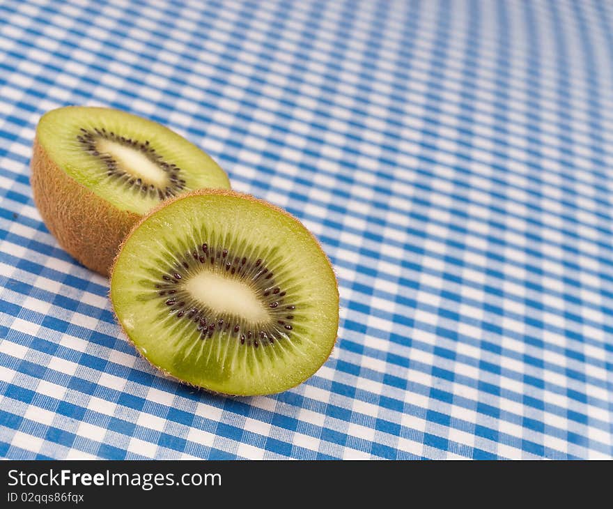 Kiwi Fruit Sliced with Custom Space. Kiwi Fruit Sliced with Custom Space