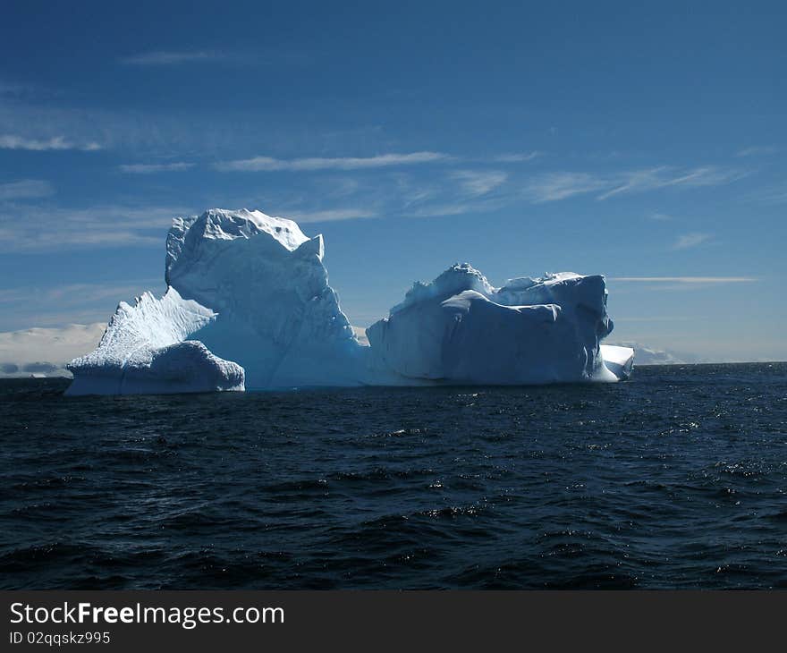 Big ice berg in antarctica