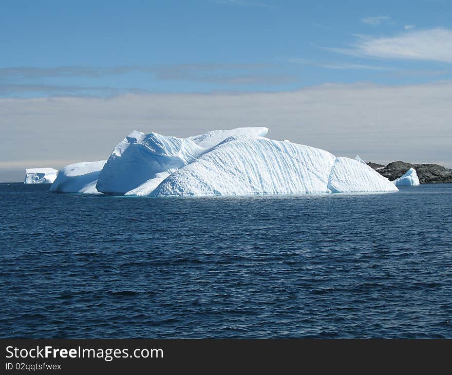 Big ice berg in antarctica