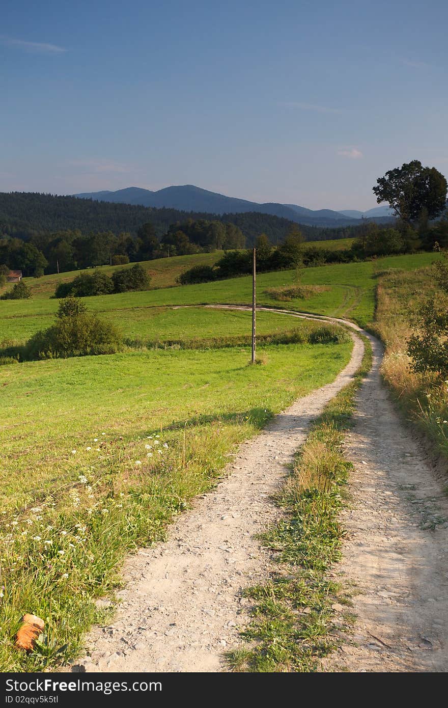 Summer in polish mountain