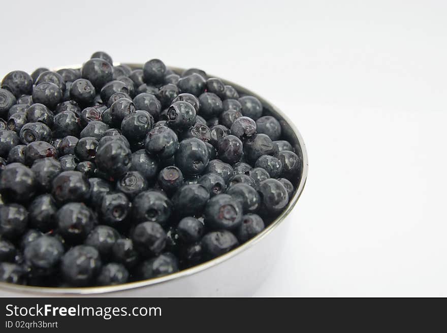 Bowl of blueberries