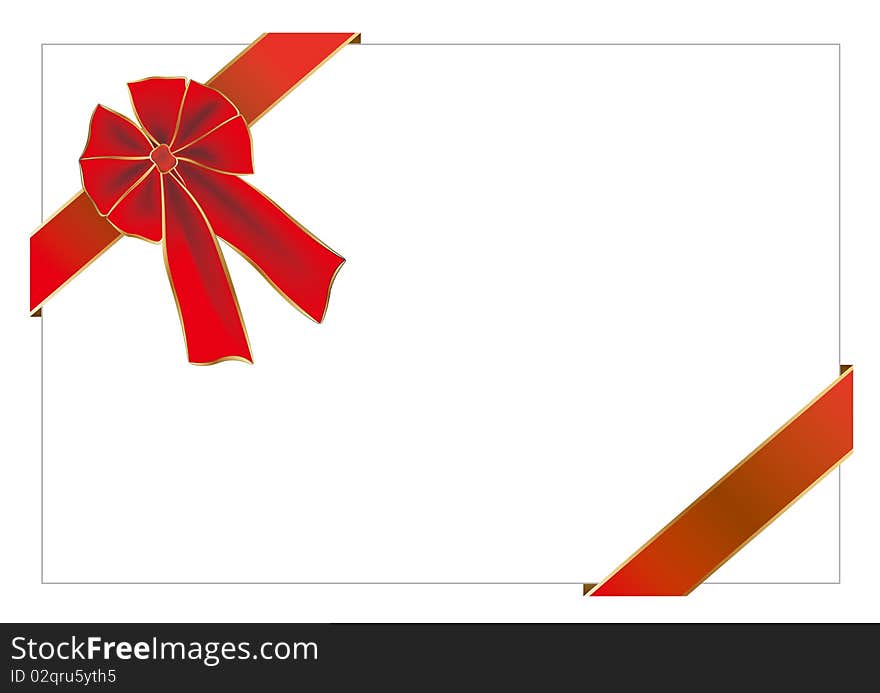 Red Gift Bow