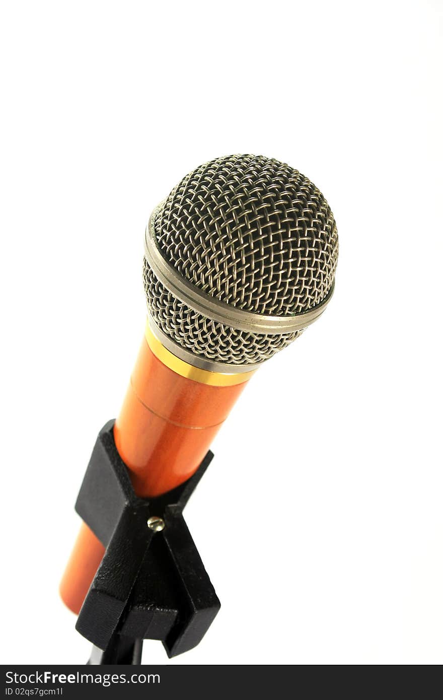 Fresh garden microphone on bright background Photo taken on:2010