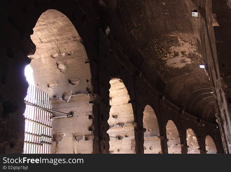 The Colosseum in the center of Rome is the largest amphitheater ever built in the Roman Empire. The Colosseum in the center of Rome is the largest amphitheater ever built in the Roman Empire.