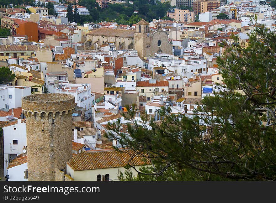 Landscape of Tossa de Mar