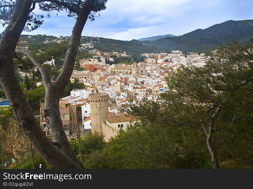 Landscape of Tossa de Mar