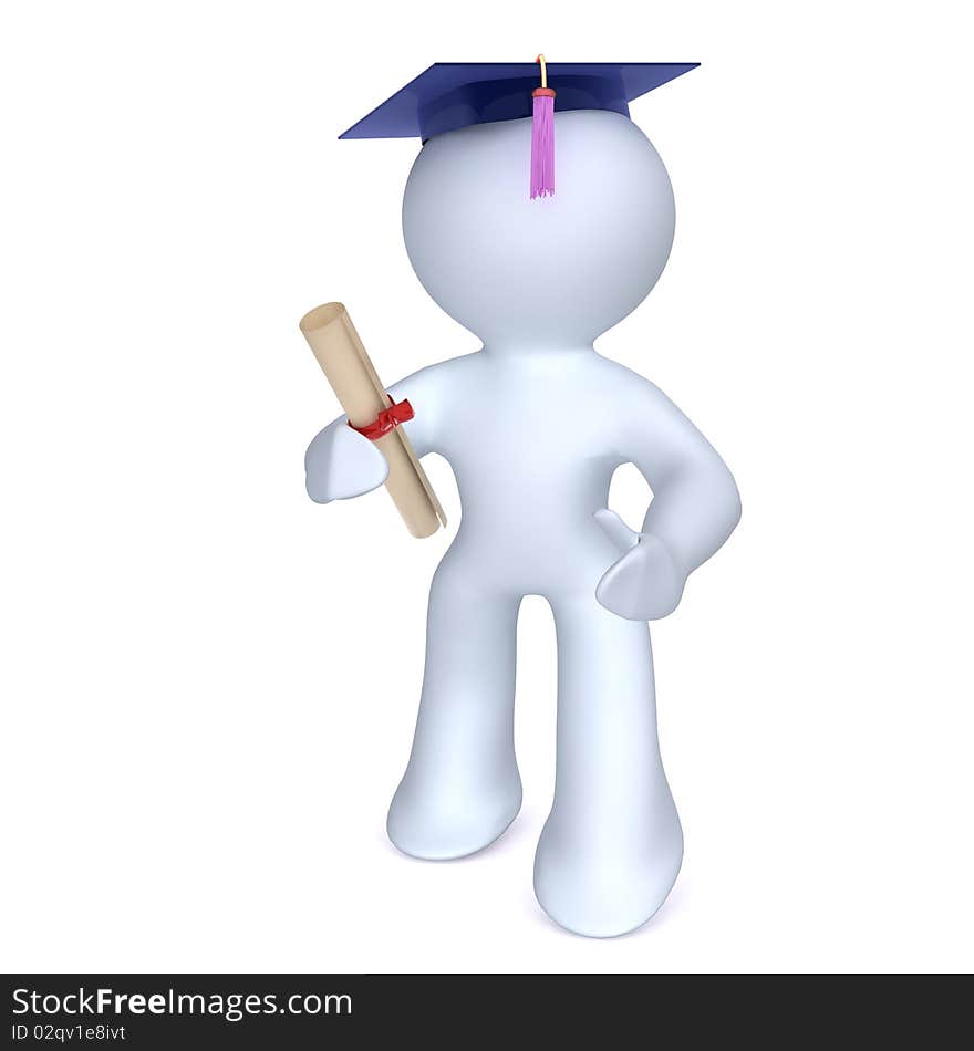 Aadmii as a graduate.	Image isolated on a white back ground. Aadmii as a graduate.	Image isolated on a white back ground.